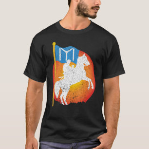 Ertugrul Gazi Riding Horse Kayi Flag Ertugrul Bey  T-Shirt