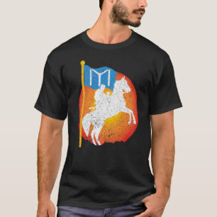 Ertugrul Gazi Riding Horse Kayi Flag Ertugrul Bey  T-Shirt