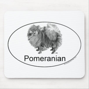 Eruo Pomeranian Dog Mouse Pad