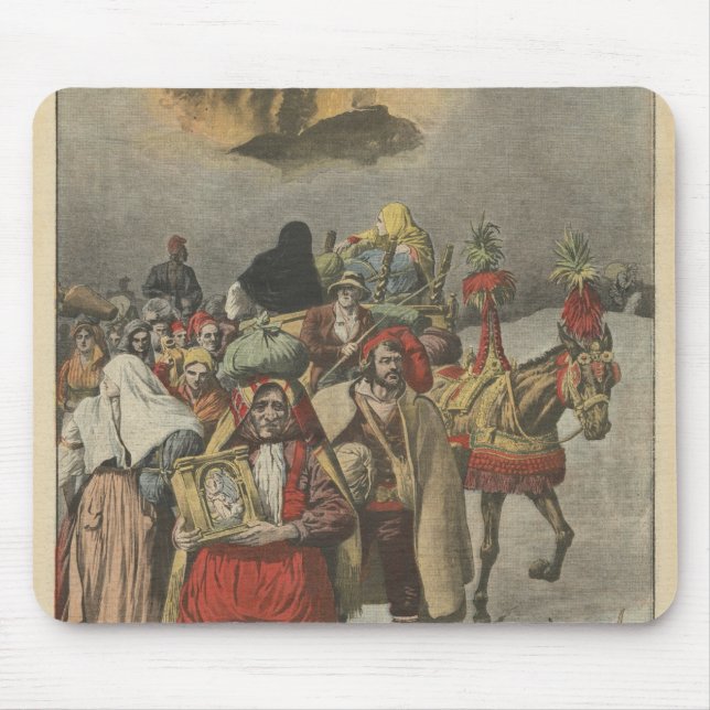 Eruption of Mount Etna Mouse Pad (Front)