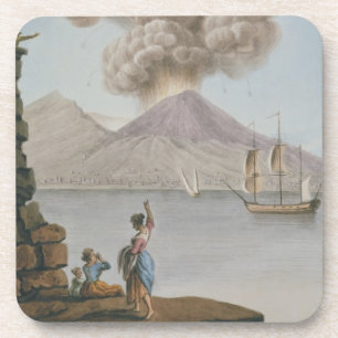 Eruption of Vesuvius, Monday 9th August 1779, plat Coaster