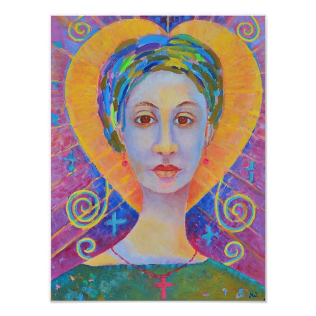 Erzulie Freda voodoo Orleans Dantor Wudu art Photo Print (Front)