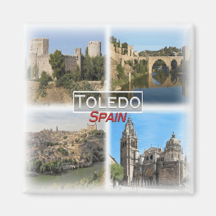 ES0134 Europe, Spain, Toledo, Fridge Magnet