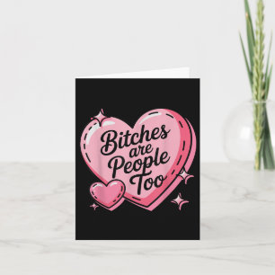 Es Are People Too Funny Hearts Feminist S Card