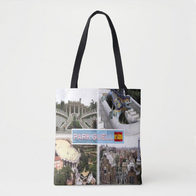 ES - Barcelona - Park Guell Tote Bag (Front)