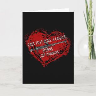 Es Love Cannons Funny Adult Meme Gamer Anime Card