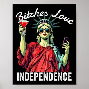 Es Love Independence Funny July 4th Statue Of Libe Poster