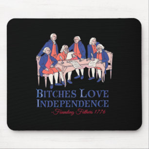Es Love Independence Thomas Funny 4th Of July Mouse Pad