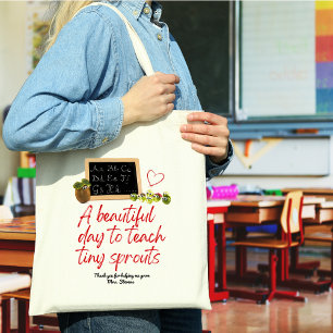 ES teacher appreciation gifts custom teachers fun  Tote Bag