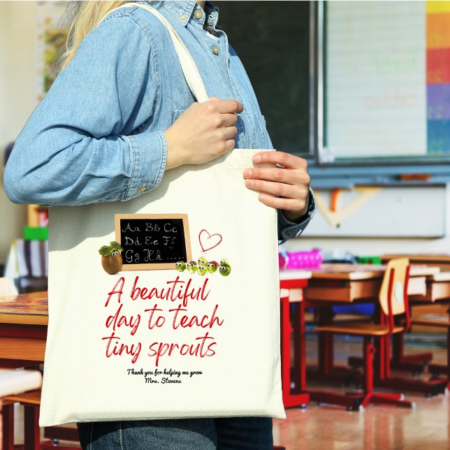ES teacher appreciation gifts custom teachers fun  Tote Bag (Creator Uploaded)