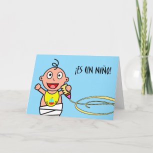 Es un Niño! Congratulations on New Baby in Spanis Card