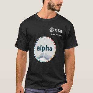 ESA European Space Agency Mission alpha Patch T-Shirt
