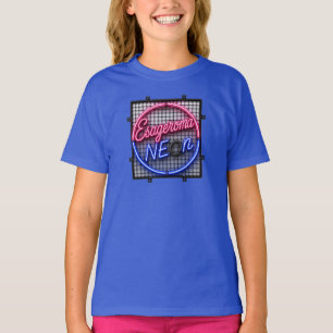 Esageroma Neon - Retro 1980s Synthwave Design T-Shirt