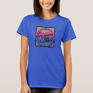 Esageroma Neon - Retro 1980s Synthwave Design T-Shirt