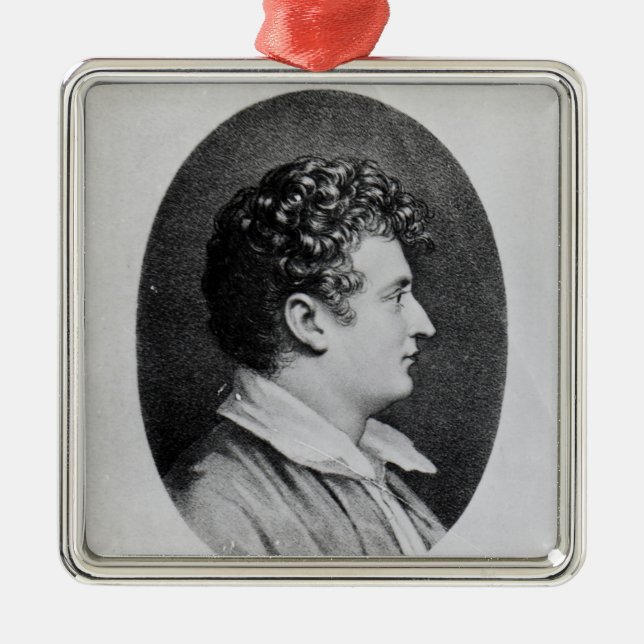 Esaias Tegner Metal Tree Decoration (Front)