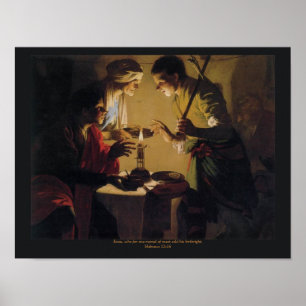 Esau Selling His Birthright  Hendrick Brugghen Poster