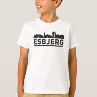 Esbjerg Denmark City Skyline Cityscape Travel Gift