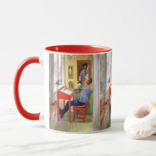 Esbjorn Doing His Homework by Carl Larsson Mug