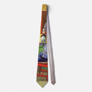 Esbjorn Doing His Homework by Carl Larsson Tie