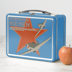 Escadron de Chasse 2/30 Normandie-Niemen Metal Lunch Box
