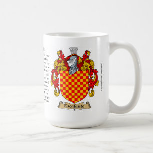 Escalante, the Origin, the Meaning and the Crest Coffee Mug