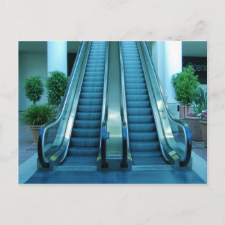 escalator postcard