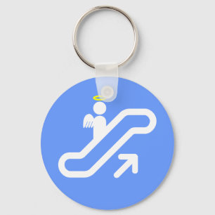 Escalator to Heaven! Key Ring