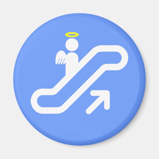 Escalator to Heaven! Magnet (Front)