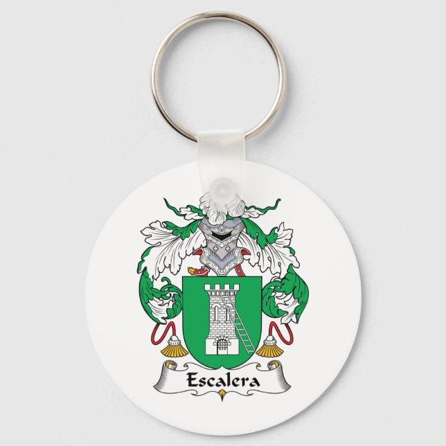 Escalera Family Crest Key Ring (Front)