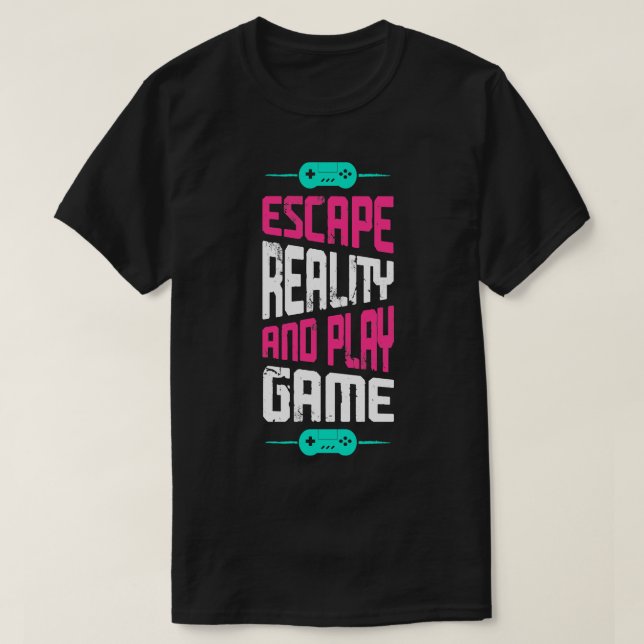 Escape and Play T-Shirt (Design Front)