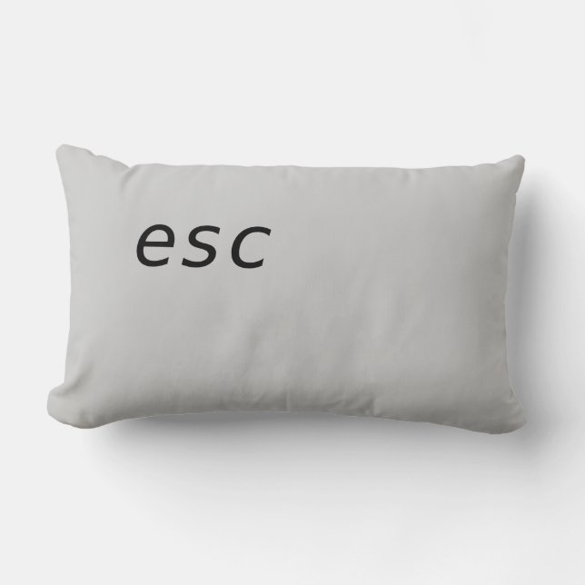 Escape Button Lumbar Cushion (Front)