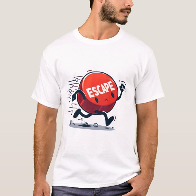 Escape button running T-Shirt (Front)