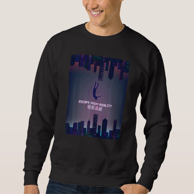 Escape From Reality Aesthetic Sweatshirt (Front)