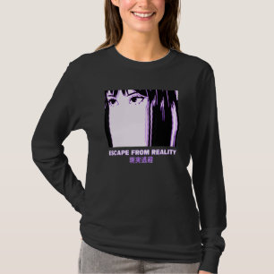 Escape From Reality Vaporwave Aesthetic Japanese 1 T-Shirt