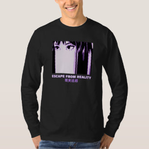 Escape From Reality Vaporwave Aesthetic Japanese T-Shirt