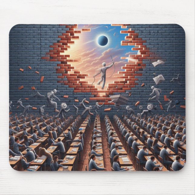 Escape from the Matrix: Surreal Exam Room Mouse Pad (Front)