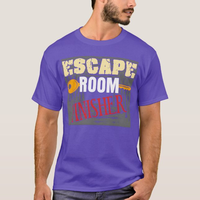 Escape Game Finisher Escape Room funny T-Shirt (Front)