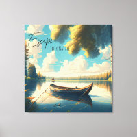 Escape Into Nature | Fishing Rowboat