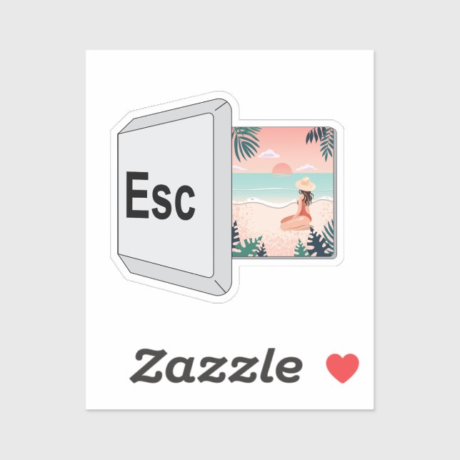 Escape keyboard to beach paradise (Sheet)