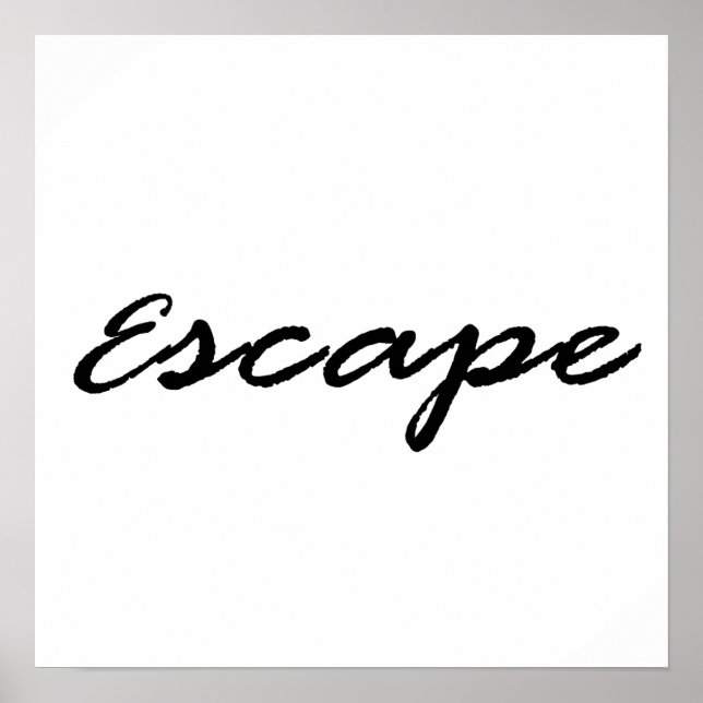 Escape Poster (Front)