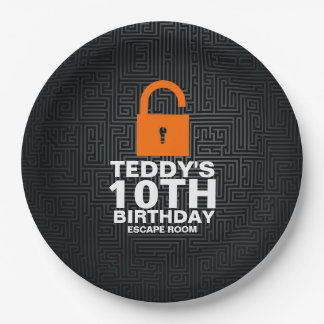 Escape Room Birthday Party Murder Mystery Game Paper Plate