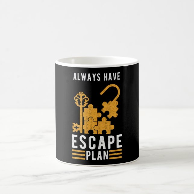Escape Room Escape Plan Coffee Mug (Center)
