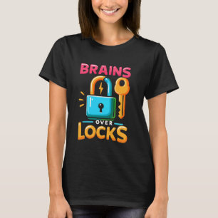 Escape Room Game Lockpicking Puzzle Room Exit Game T-Shirt