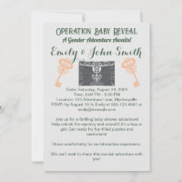 Escape Room Gender Reveal Baby Shower Grey