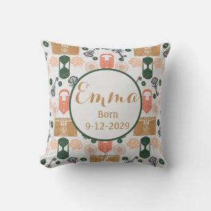 Escape Room Gender Reveal Nursery Cushion