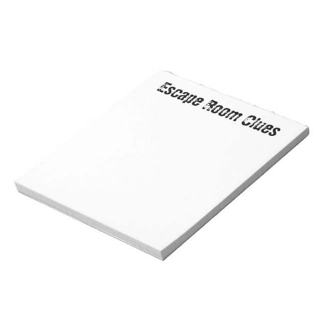 "Escape Room" Note Pad (Rotated)