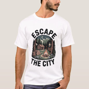 Escape the City Nature Adventure Outdoors T-Shirt