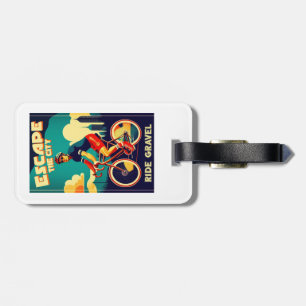 Escape The City Ride Gravel Cycling Luggage Tag