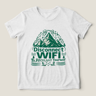 Escape the Digital Reconnect with Nature Tri-Blend Shirt