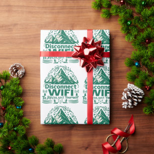 Escape the Digital Reconnect with Nature Wrapping Paper